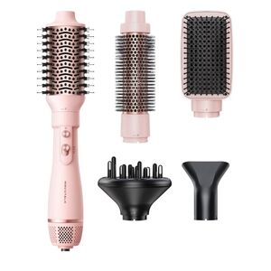 WAVYTALK Pink 6‑in‑1 Hot Air Styling Brush Set
